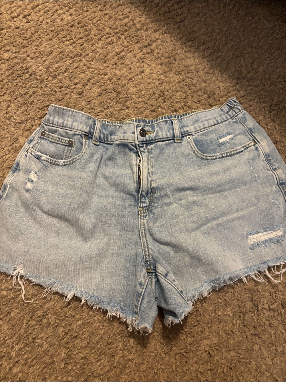 Light Wash denim shorts